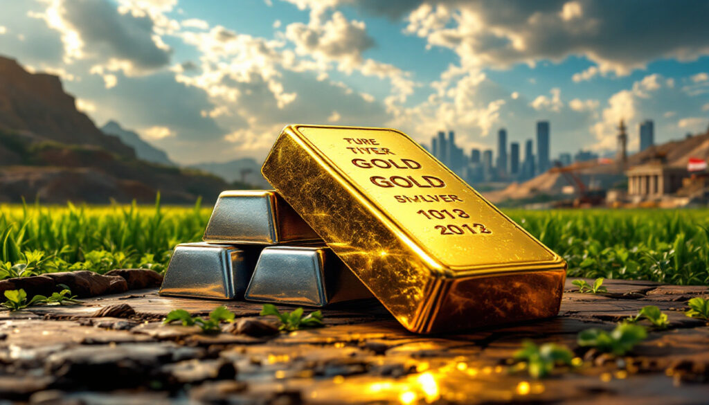 gold and silver